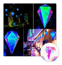 Comprar Cascada Luces Led Modelo Diamantes Iridiscente 3mts Ambar