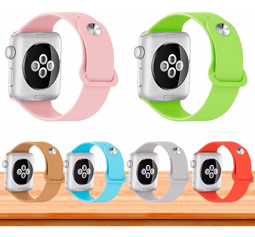 Pulsera Apple Watch Series 1 2 3 Silicona 38 Mm 44 Mm 