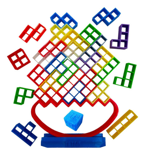 Juego Balance Tetris 3d Equilibrio 33 Piezas Modelo Grande