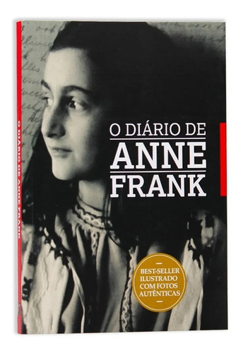 O Diário De Anne Frank - Livro Físico Com Fotos Autenticas