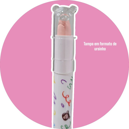 Giz De Cera Retratil Color Gel 12 Cores Aquarelável Cis
