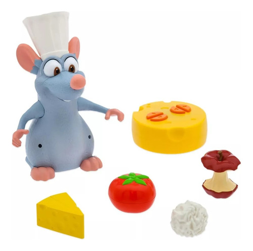 Figura Ratatouille Remy Sigueme 6 Pz Control Remoto Gris Ratatouille (Usado)