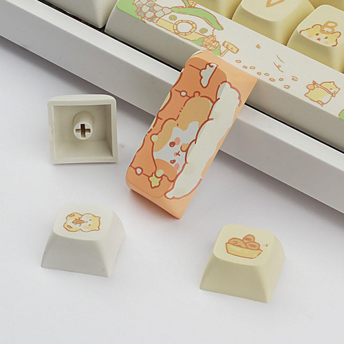 Teclas Pbt Keycaps 132 Teclas De Sublimación, Piezas De Repu
