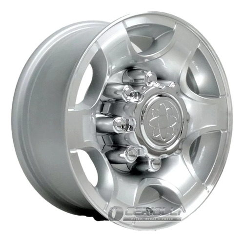 Roda Ford F250 Xlt Aro 16 8x170 ( Unidade) Cor Prata Diamante