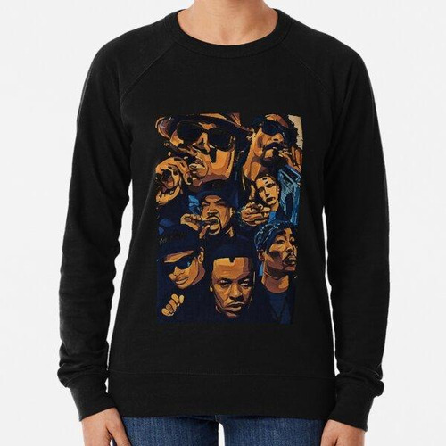 Buzo Camiseta Hip Hop Legends All Together, Vintage Calidad 