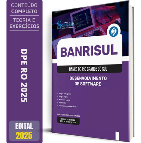 Apostila Desenvolvimento De Software Concurso Banrisul