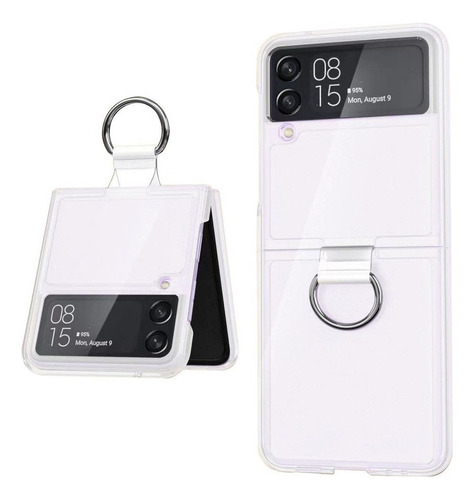 Funda Teléfono Plegable Transparente Para Samsung Zflip 3 1