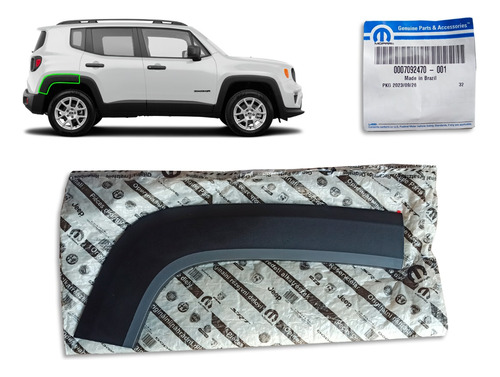 Moldura Lateral Traseira Direita Jeep Renegade 2015 2016 