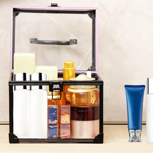 Estuche De Cosméticos De 3 Piezas Con Asa, Estuche De