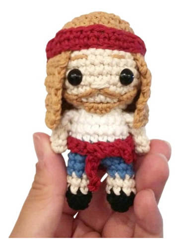 Muñeco Axl Rose Amigurumi Tejido - Pipelino