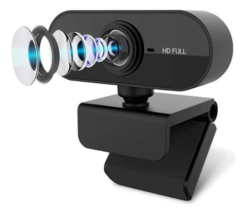 Webcam 1080p Full Hd Pc Notebook Gira 360º Com Microfone