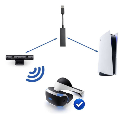Adaptador Plauduct, Para Utilizar Psvr En Ps5 Con Cámara Ps