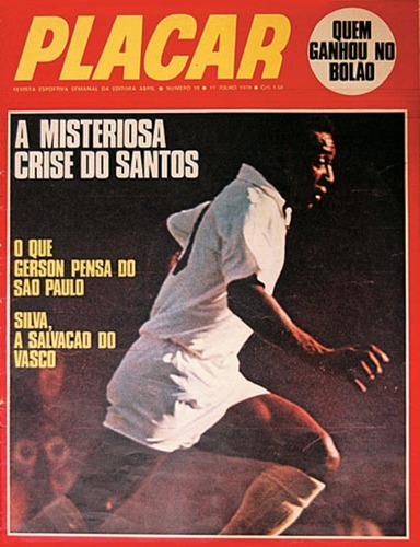 Revista Placar Número 018 De 17/07/1970 Cod. 346