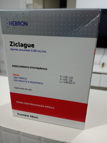 Ziclague Spray 30ml Hebron Original Relaxante Muscular Fit