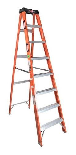 Escalera Tijera De Fibra De Vidrio Pleg Akron 7 Esc 80-95