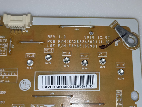 Fuente LG 49sm8000puc - Eax68248001 - (#416) (Usado)