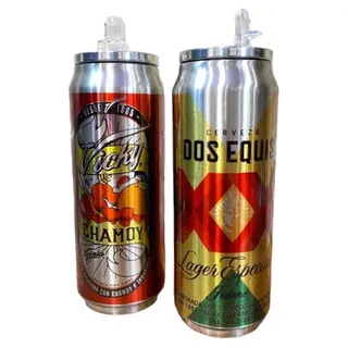 Termo Lata 500 Ml, Combo Vicky Chamoy Y Xx Lager