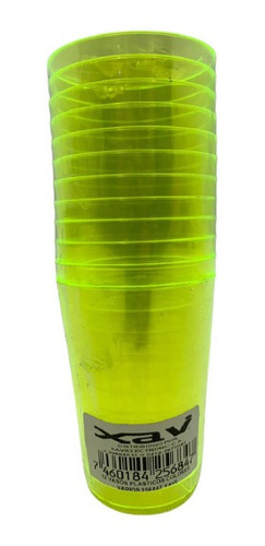 12 Vasos Plasticos Colores Varios Jb. 5359 Salida Xavi