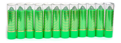 Lapiz Labial Aloe Vera Mood Color Verde (12 Unidades/paquete