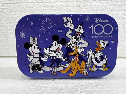 Lata Pastillero 100 Aniversario Walt Disney World 10x6x2 Cm