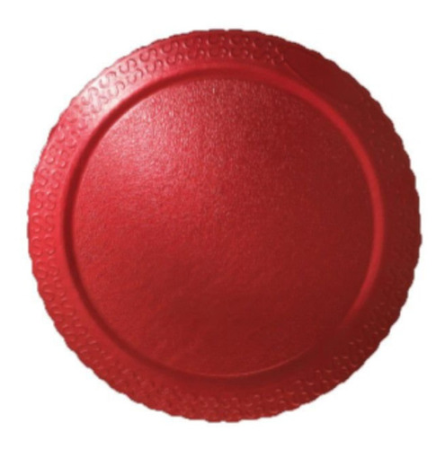 Base Para Bolo Cake Board Redondo Vermelho 38 Cm - Ultrafest