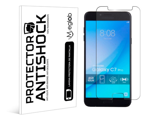 Protector Mica Pantalla Para Samsung Galaxy C7 Pro