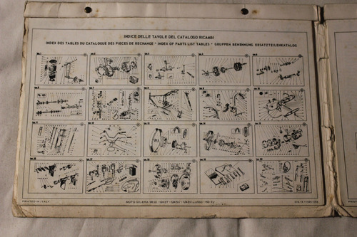 Gilera 98ss A 150 5v 1969 Catalogo De Repuestos (Usado)