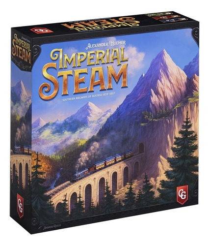 Juego De Mesa  Imperial Steam,  De Estrategia, Plani Fr80jm