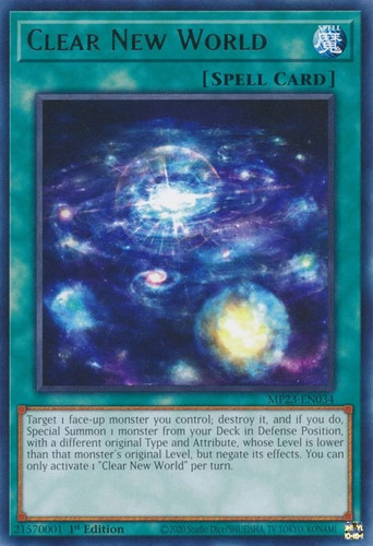 Clear New World (mp23-en034) Yu-gi-oh!