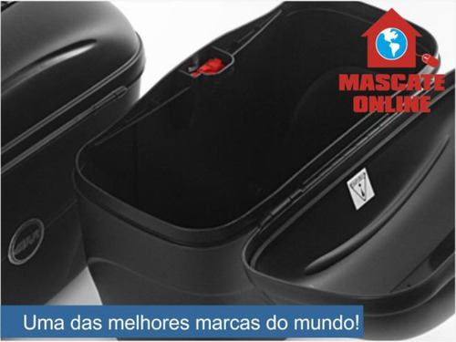 Kit Honda Cb500x Suporte Lateral Scam + 2 Bauletos Givi E21n