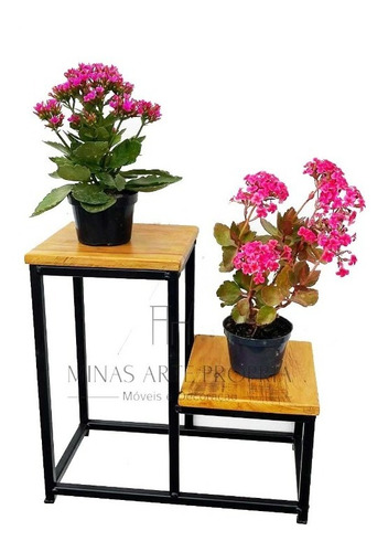 Suporte Plantas Chão 2 Andares Super Promoção Do Dia