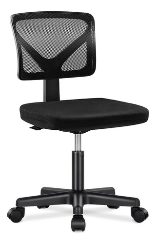 Home Office Computer Desk Chair Mid Back Armless Ergonomi