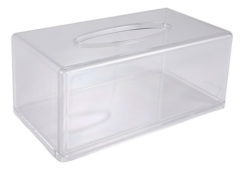 Caja De Pañuelos Acrílicos Con Tapa Rectangular, Caja De Pañ