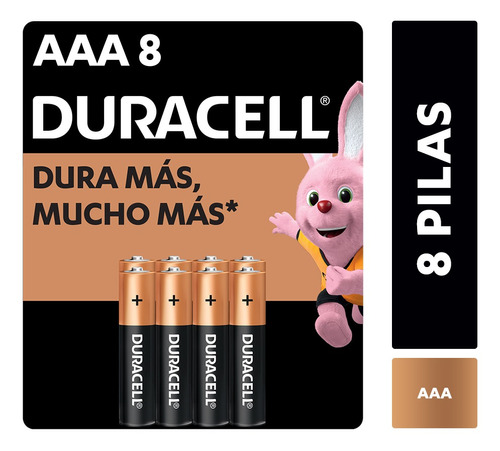 Pila Alcalina Duracell Blíster Aaa X8 / Superstore