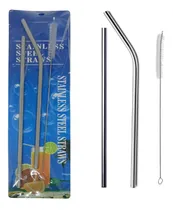 Comprar Set 02 Sorbetes De Acero Más Cepillo Limpiador De Cañita 