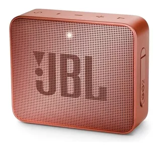 Bocina JBL Go 2 portátil con bluetooth waterproof sunkissed cinnamon