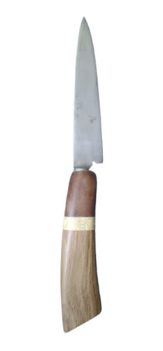 Cuchillo De Campo Artesanal Con Varias Maderas