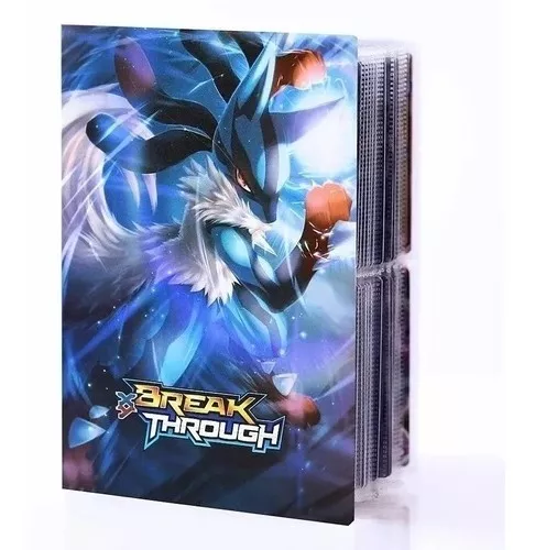 Pasta Album Tipo Fichário Pokémon - Trading Card Game Tcg - Escorrega o  Preço