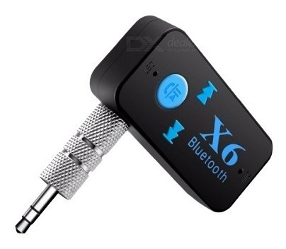 Receptor De Audio Aux Bluetooth X6 Soporta Memoria Micro Sd 