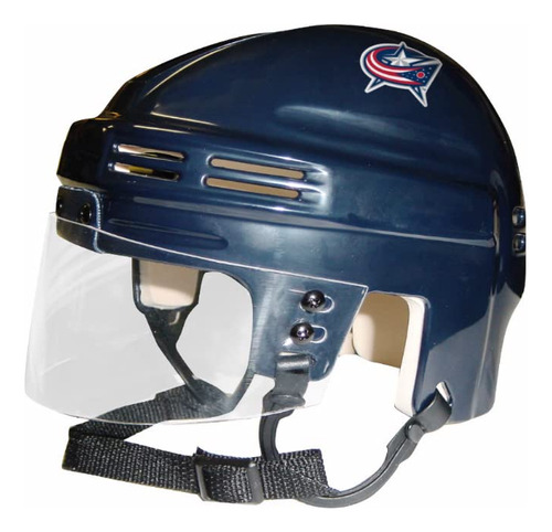 Sportstar Mini Hockey Display Helmet  Navy  Columbus Cbj