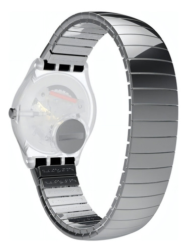 Relógio de aço inoxidável Swatch Silverall Original Gm416b de 3 Atm