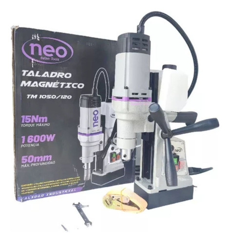 Taladro Magnético Industrial Neo 1600w 127 V. 50 Nm. 50mm