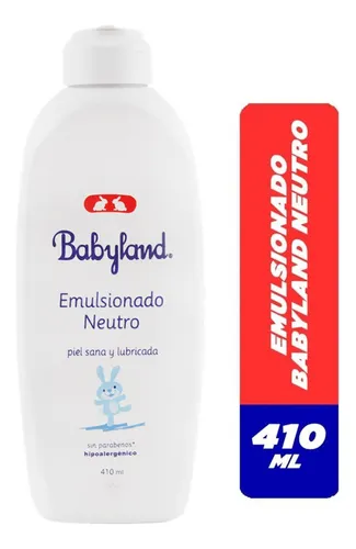 Emulsionado Babyland Neutro Hipoalergénico 410ml Hidratación