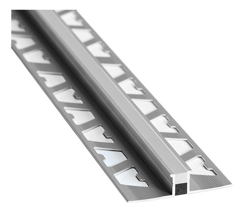 Junta Dilatacion Aluminio Atrim Pvc Gris Ceramico 10mm 1755