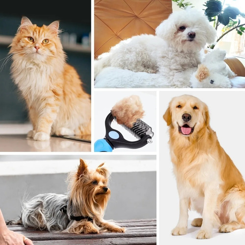 Cepillo Deslanador Perro Gato Peine Mascotas Peines Grande