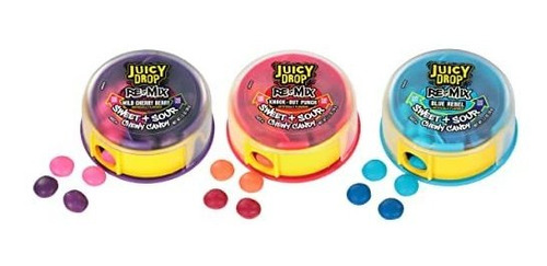 Dulce Ácido - Chicle - Juicy Drop Re-mix Sweet & Sour Chewy 