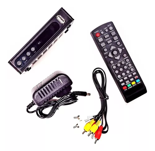 Decodificador TDT HD Usb +Control +HDMI +RCA Digital Sintonizador TV -  RapidHardware