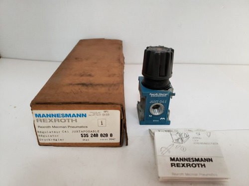 Rexroth Mecman 5352400200 Pressure Regulator, 12 Bar Ccs