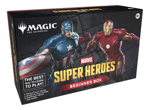MTG Marvel Superdrop ブースターボックス Magic: The Gathering, Marvel Super Heroes Beginner Box | MercadoLivre