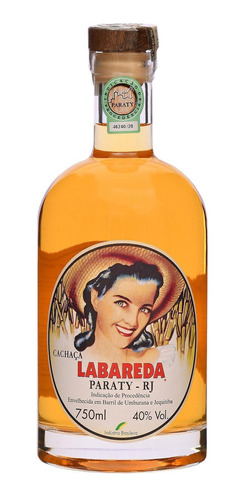 Cachaça Labareda Paratiana 750 Ml